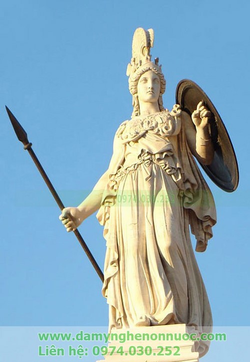 Tượng thần Athena - Cơ Sở Điêu Khắc Đá Mỹ Nghệ Vinh Hiền